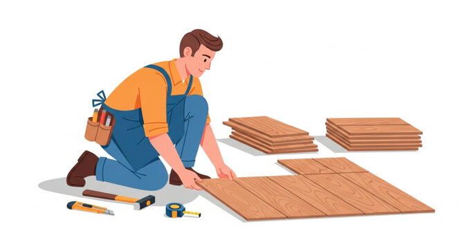 carpenter with a saw