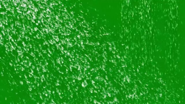 A vibrant green textured surface is showcased in this video, highlighting its unique pattern and color.