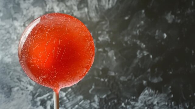 Video A sweet treat perched atop a wooden stick, perfect for snacking or as a prop in your next creative project