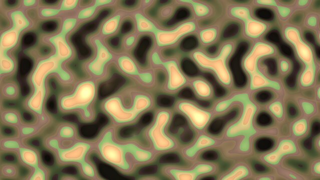 Distraction Free Wallpaper - analogous colors with wave style