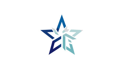 Obraz premium Star Logo Design Symbol Emblem.