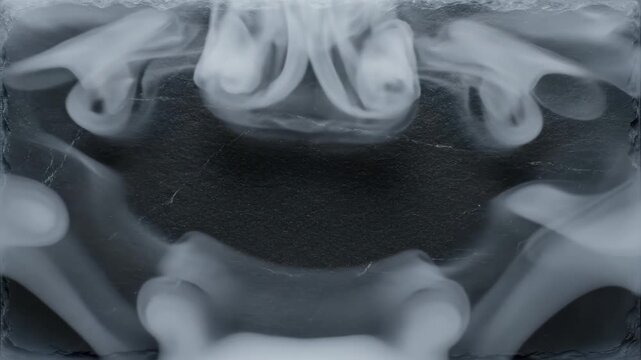 Dental X-Ray Panoramic View of Jaw, Teeth, and Sinuses - Medical Imaging