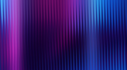 Obraz premium Abstract background featuring vertical stripes with a vibrant gradient of blue and purple tones