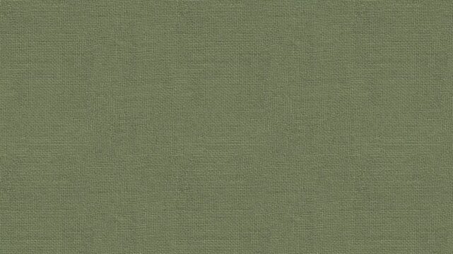 Sage Green Burlap Texture Video Loop 4K, Stop Motion Fabric Background Seamless, Earthy Green Textile Animation, Boho Organic Texture