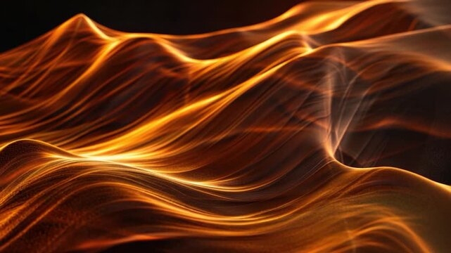 Video A shot of the undulating flames, suitable for use in s or designs related to heat, energy, or passion
