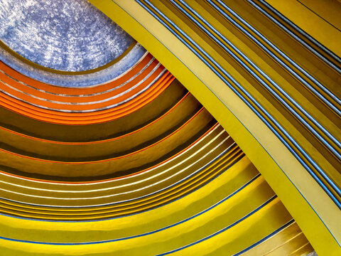 Explore the Architectural Beauty of Cincinnati Union Terminal: A Must-Visit Historic Landmark with Stunning Fountains and Art Deco Design, Cincinnati, Ohio, USA