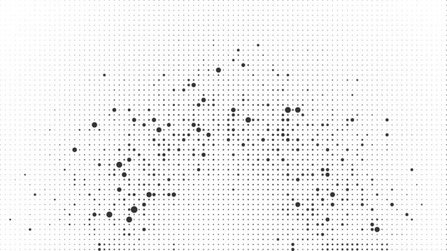 Subtle black micro dot texture background on white, minimal abstract pattern for corporate branding, website UI design, presentations and clean modern layouts