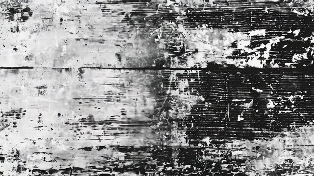 Video A classic black and white of a worn-out brick wall