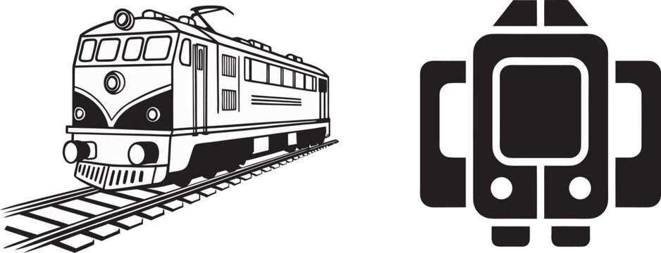 train in the form of a railway