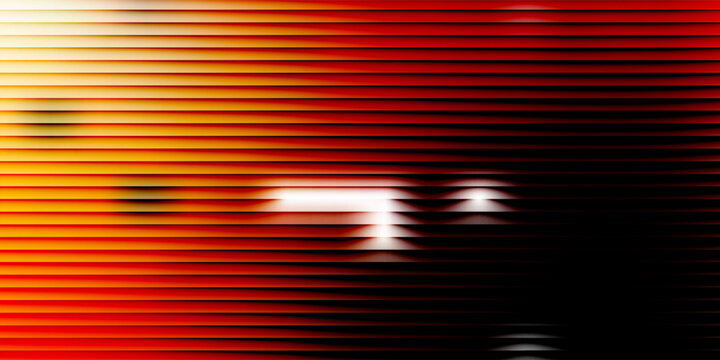 Ripple gradient background design. Modern distortion ripple glass texture effect. Abstract fractal effect ribbed glass texture with vibrant gradients smooth fluted horizontal vector bg.