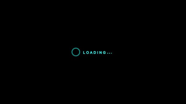 Loading screen animation Circle loading animation Beautiful Circle Loading icon animation on transparent background.