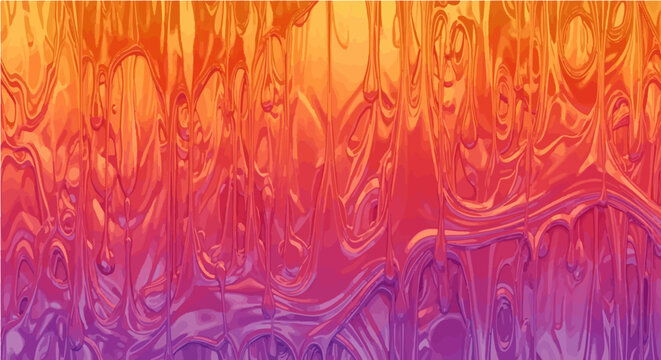 Wavy colorful liquid marble abstract background with vibrant orange purple flowing texture effects