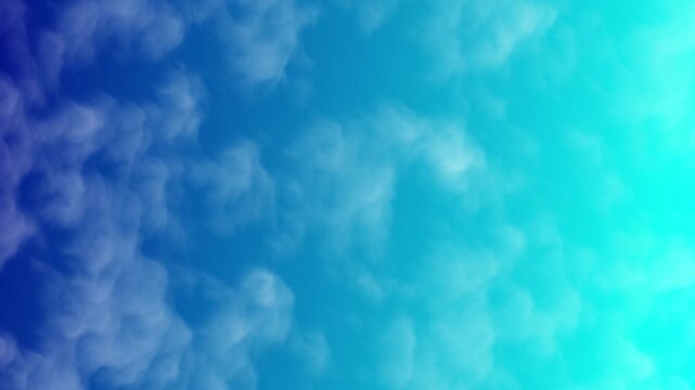 Description of the image the image shows a gradient of blue and turquoise with cloudlike formations it is likely a digitally created backdrop heres a 12word sentence blue turquoise gradient clouds are