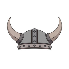 Fototapeta premium Viking Helmet with Horns
