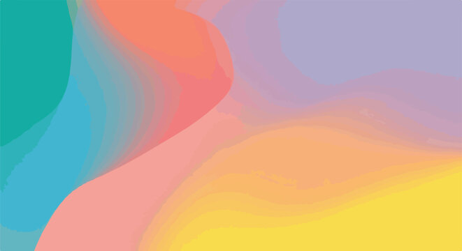 Colorful, flowing abstract artwork with blended hues and soft gradients