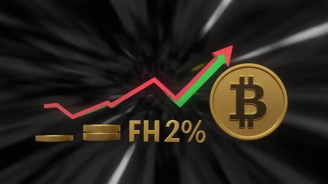 Bitcoin and Cryptocurrency Market Crash Concept Generative AI