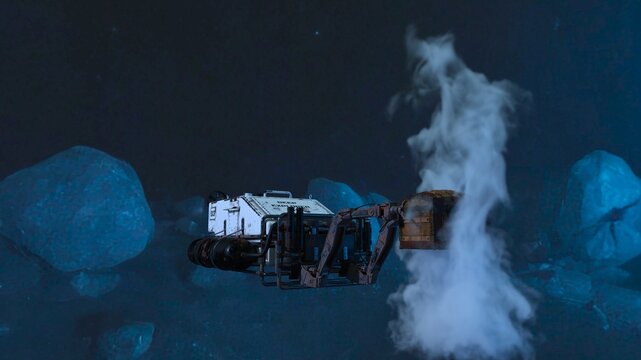 潜水艇　3DCGレンダリング