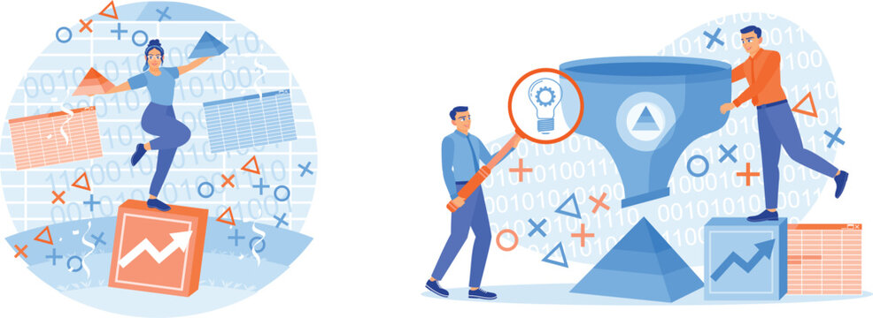 Analysts leveraging data and innovation for business growth and insights