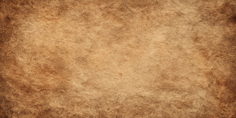 Fototapeta premium Vintage brown grunge crumpled paper texture background with wrinkled rough surface and aged antique parchment design.