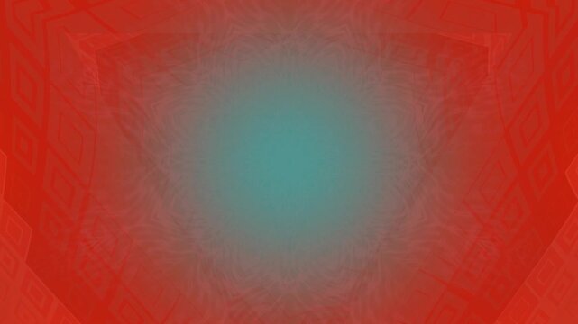 Red Background with Green Circle Gradient.