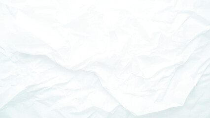Fototapeta premium The texture of white paper is crumpled. Background for various purposes.