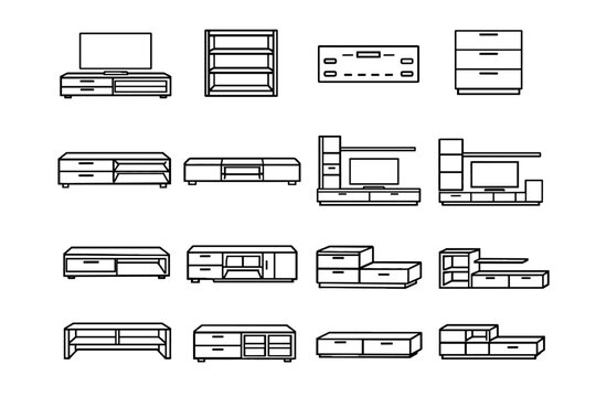 Simple tv modular media cable management image vector generation segment storage system