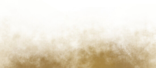 Sand dust particles isolated on transparent background. Brown desert dust cloud explosion, soil sandstorm overlay, flying dirt texture for design, compositing and visual effects PNG