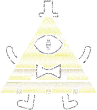 bill cipher text art