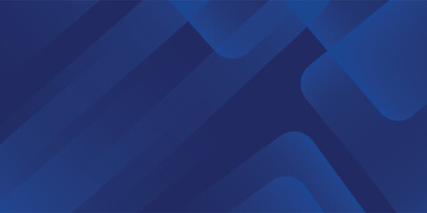 Obraz premium Abstract blue background with glowing geometric lines. Modern blue gradient square shape design. Futuristic technology concept. Suit for brochure, corporate, website, poster, banner, cover modern