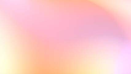 Soft pastel pink orange gradient background © gholiyart