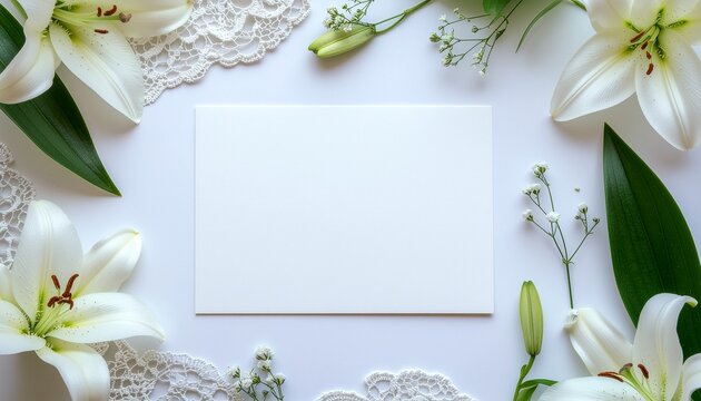 「至福の時」や「誠実な想い」を形にする。中央に広い余白を設けた、静寂と気品が漂うホワイトバックグラウンド。