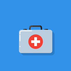 Obraz premium First Aid Kit Medical Emergency Bag.