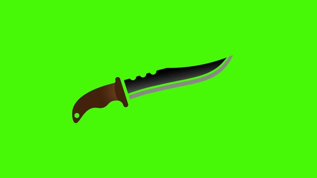 throwing knife illustration vector