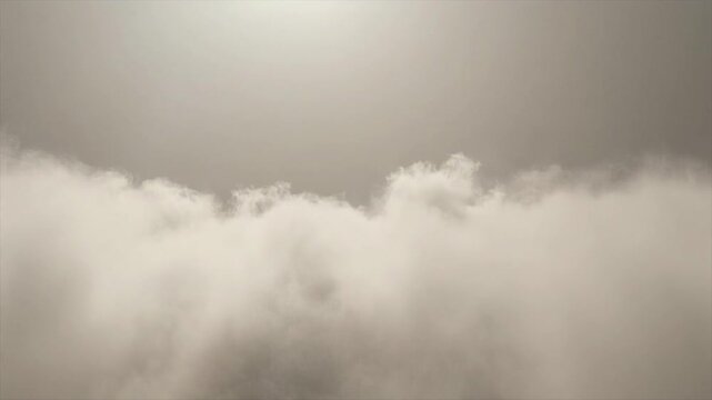 暖かみのある白霧が超低速で漂う瞑想用背景