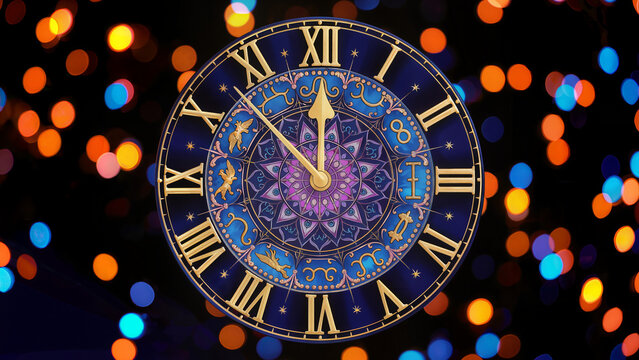 new year clock