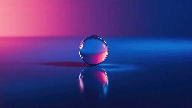 entirety. A glowing orb in dark abstract space, representing connection and broadcast. product launch decks, UI/UX mockups, designed for product launches and innovation pitches.