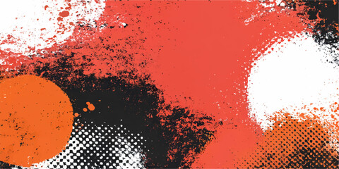 Abstract vivid explosion of colors in a graffiti-inspired artwork. A striking composition that encapsulates urban energy and creative chaos. © DreamLoom