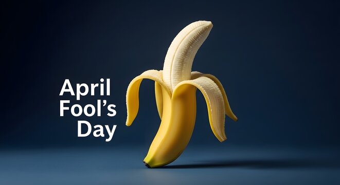 April fool's day prank banana image funny joke and humor