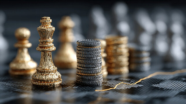 Investing Strategic Wealth Concept Featuring Structured Asset Allocation System Smart Investment Planning Framework Portfolio Optimization Strategy Risk Management Vision Long Term Economic Stability