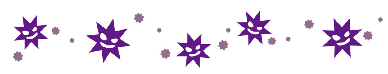 ばい菌のライン © アメノ