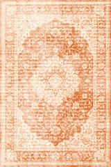 Fototapeta premium Folk style traditional printed Carpet with trending colors and texture in high resolution 