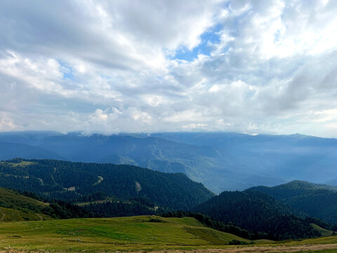 Mountains in Krasnaya Polyana, Sochi