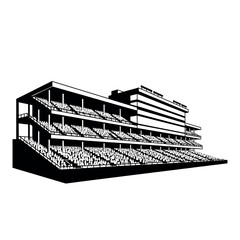 Grandstand at a Race Track. © Diki