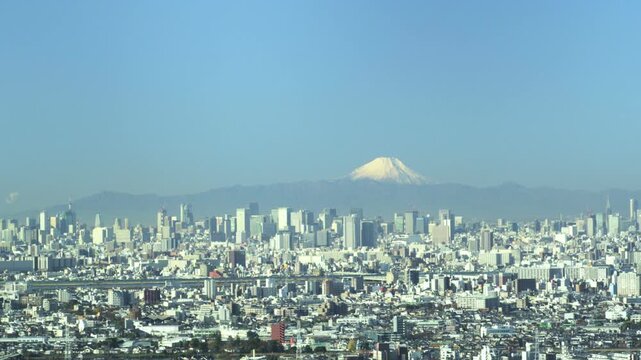 アイリンクタウン市川から見た富士山