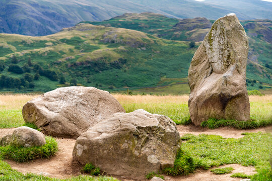 Castlerigg Stone Circle,near Keswick,The Lake District,Cumbria,England,UK.