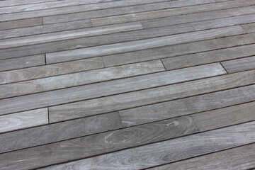 Obraz premium Close up of outdoor wooden floor texture surface