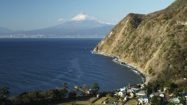 井田から見た富士山