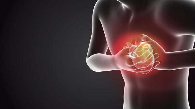 Human having pain in chest