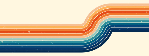 Rainbow stripe magic in warm and cold gradient. © Aleksandra Abramova
