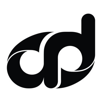 A stylized black lowercase letter dp logo on a white background.